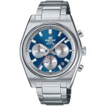 Casio edifice efb - 730d - 2avuef ? montre mixte acier inoxydable cadran bleu chronographe verre saphir ...