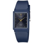 Montre casio - femmes - mq - 38uc - 2a1er - bracelet en plastique bleu - etanche 3 atm