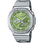 Montre - casio - gm - 2110d - 3aer - acier inoxydable - vert - rsistante  20 bars