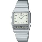 Montre - casio - aq - 800e - 7a2ef - tanche 3 atm - double affichage - argent