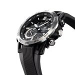 Montre casio - hommes - ecb - 40p - 1aef - noir plastique - 10 atm - quartz - double affichage