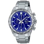 Montre hommes casio efr - 574d - 2avuef - argent acier inoxydable - etanche 10 atm