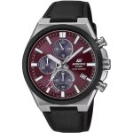Montre casio - hommes - efs - s630bl - 5avuef - noir cuir - 42mm - 10 bar