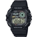 Montre casio - hommes - ws - 1700h - 1avef - etanche 10 atm - bracelet en plastique noir
