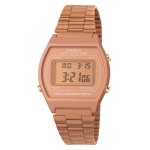 Montre casio mixte b640wc - 5aef en acier inoxydable or rose