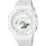 Montre - casio - ga - 2100 - 7a7er - bracelet plastique blanc - �tanche 20 atm - sportive mixte