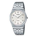 Montre casio - mixte - mtp - b145d - 7bvef - argent acier inoxydable - 35 mm - 5 bar