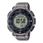 Montre - casio - pro - trek prg - 340t - 7er - quartz - titane - wr 100m