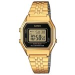 Montre casio vintage iconic femme or - casio - quartz - digital - acier - carrée Montre casio vintage iconic femme or - casio - quartz - digital - acier - carrée