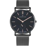 Montre - certus - 616519 - acier noir - Étanche 5 atm - style chic Montre - certus - 616519 - acier noir - Étanche 5 atm - style chic
