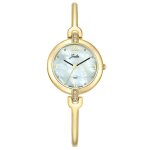 Montre - certus - joalia - acier - femme - ronde - jaune