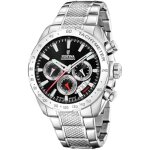 Montre chronographe homme festina - cadran noir / bracelet acier inoxydable - f20668 / 4