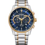 Montre citizen - hommes - an8194 - 51l - chronographe - acier inoxydable multicolore - 10 atm