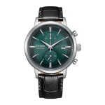 Montre citizen - hommes - ca7069 - 24x - noir cuir - 41mm - 5 bar - energie solaire - chronographe - ...