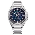 Montre hommes citizen na1010 - 84x - argent acier inoxydable - 40mm - etanche 10 bar