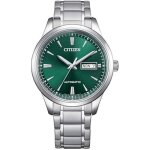 Montre - citizen - ny4058 - 79x mecha - acier inoxydable - cadran vert - tanchit 5 atm