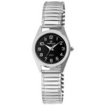 Montre - classique - heyo - femme - bo�tier 28 mm argent - bracelet acier extensible