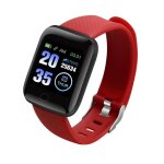 Montre connecte 116 plus bracelet connect intelligent pour hommes femmesbluetooth pour android ios ...