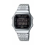 Montre connect�e - casio - abl - 38 mm - argent / cadran noir