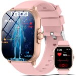 Montre connect�e ecg homme femme tens?on art�r?elle 2. 01 smartwatch avec hrv / 24h fr�quence card?aque ...