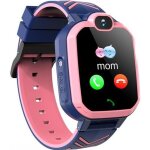 Montre connecte enfant r7 rose tanche camra hd sos appel tracker gps de localisation recherche