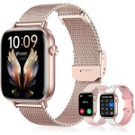 Montre connect�e femme 1. 83 hd avec appels bluetooth 120 + modes sport surveillance cardio / spo2 / ...