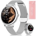 Montre connect�e femme petite ronde �cran tactile amoled 119 avec appel fonction f�minine sommeil fr�quence ...