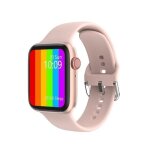 Montre connecte femme - yassuo - ip68 tanche - bluetooth 4. 0 - compatible android / ios - or rose