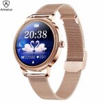 Montre connecte femme sport montre or tanche montre tactile bracelet bluetooth musique photo cardiofrquence ...