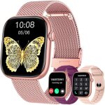 Montre connect�e femme - svatv - 183 pouces - rose - 20 + modes sportifs - appels bluetooth - surveillance ...