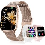 Montre connect�e femme - svatv - miecgth - 183 pouces - or rose - 120 + modes sport - cardiofr�quencem�tre ...