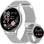 Montre connect�e femme - zrse - appel bluetooth - 127 �cran hd - argent - ip68 �tanche - 120 + modes ...