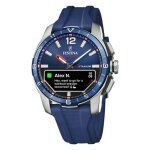 Montre connect�e - festina - f23000 / 1 - bracelet en caoutchouc bleu - affichage digital - titane