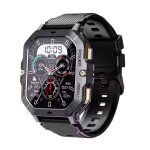Montre connect�e fitness - rncyn - c28 pro - �cran tactile - suivi sant� - �tanche 3bar - verre - boucle ...