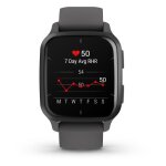 Montre connecte garmin venu sq 2 gray avec bracelet noir