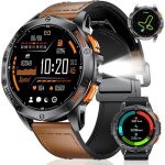 Montre connect�e gps pour hommes - zokko - appels bluetooth - lampe torche led - 143 amoled - 100 + modes ...