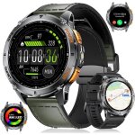 Montre connect�e gps homme - zrse - 143 amoled - gps int�gr� - barom�tre / altim�tre / boussole - appel ...