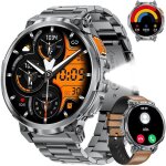 Montre connect�e homme avec appel bluetooth / 730mah batterie 1. 85 hd grand �cran smartwatch homme avec ...