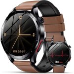Montre connect�e homme - swapy - �cran amoled 143 pouces - affichage always - on - ecg et hrv - pression ...