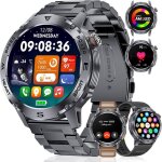 Montre connect�e homme - zrse - �cran amoled 1. 43 - appel bluetooth - 120 modes sportifs - �tanche ip68 ...