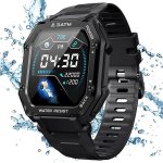 Montre connecte rock - smartwatch tanche 30m avec tensiomtre cardiofrquencemtre podomtre - 20 modes ...