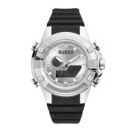 Montre - guess - gw0341g1 - acier inoxydable - silicone - chronographe Montre - guess - gw0341g1 - acier inoxydable - silicone - chronographe