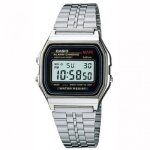 Montre digitale - casio - a - 159wa - n1df - argent - acier - tanchit 3 atm
