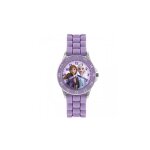 Montre - disney frozen - time teacher - quartz - enfants - violet - 33 mm