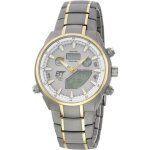 Montre - egt - chronographe egt - 11336 - 40m - solaire - titane - argent et or Montre - egt - chronographe egt - 11336 - 40m - solaire - titane - argent et or