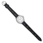 Montre �l�gance acier noire - homme