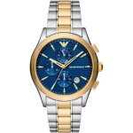 Montre emporio armani hommes ar11579 acier inoxydable multicolore chronographe