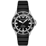 Montre emporio armani - hommes - ar60078 - noir caoutchouc - 42mm - 20 bar