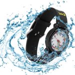 Montre pour enfants - jn - montre �tanche 3d - bracelet pvc - cadran ronde - style tendance
