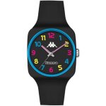 Montre enfant - kappa - pe - 22 - noir - silicone - 3 atm - analogique